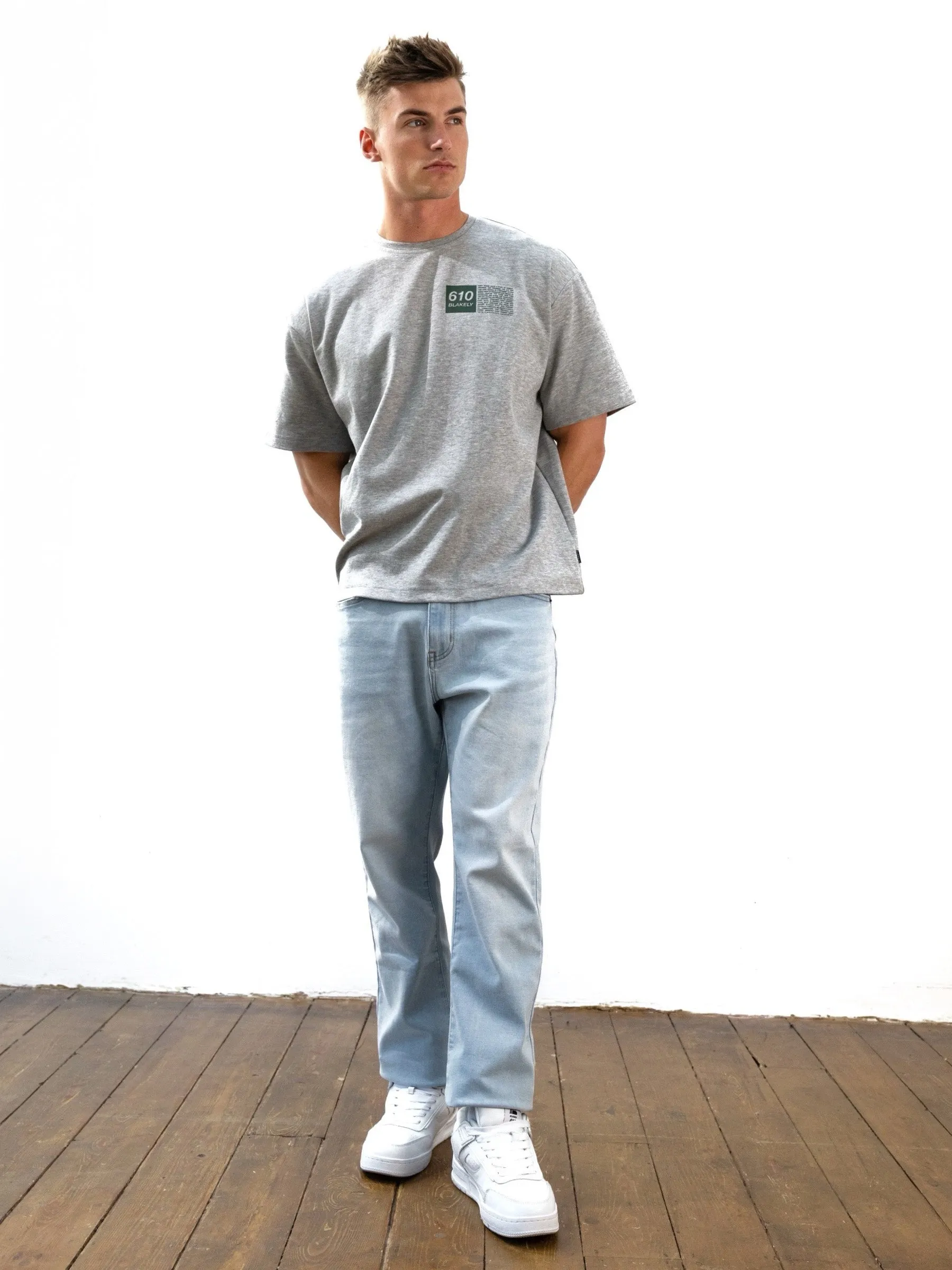 Tribeca 610 Unfitted T-Shirt - Marl Grey sold by Blakely product image thumbnail 3