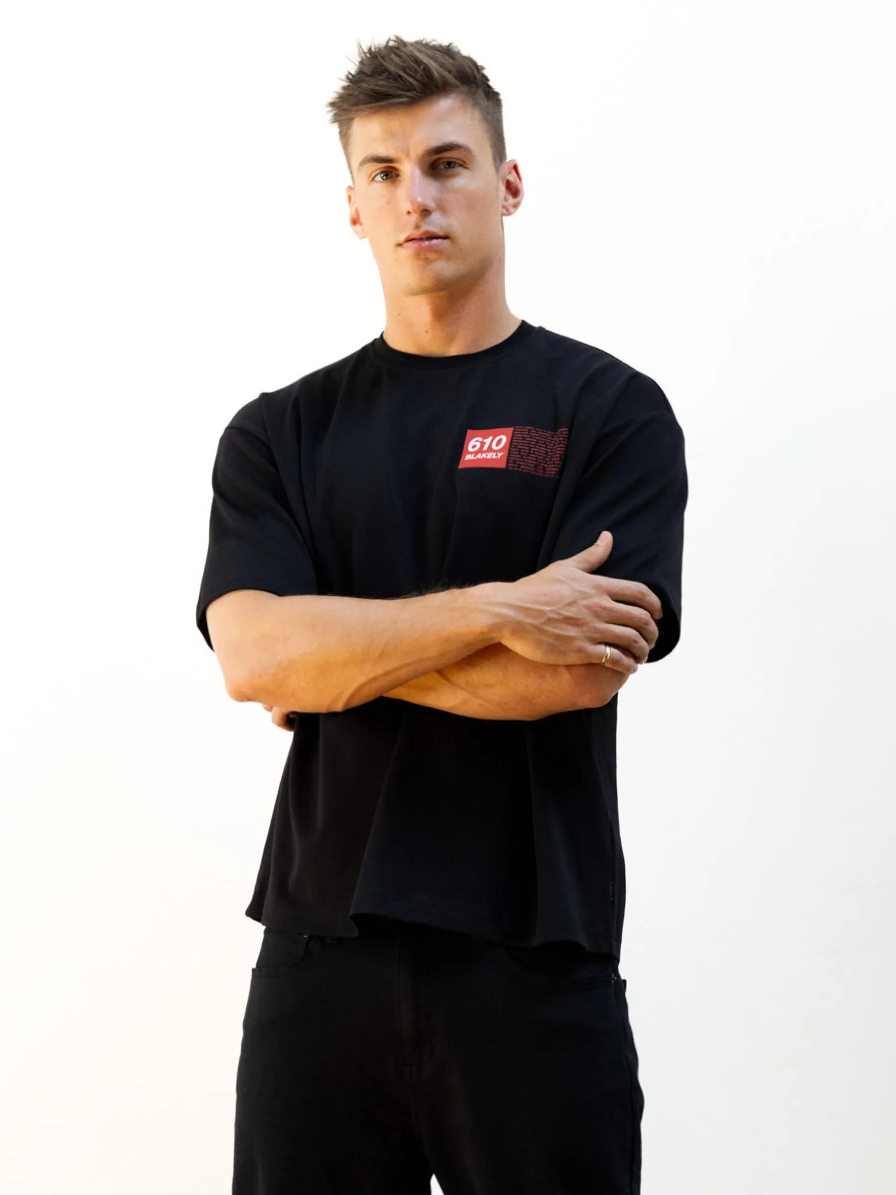 Tribeca 610 Unfitted T-Shirt - Black sold by Blakely product image thumbnail 2