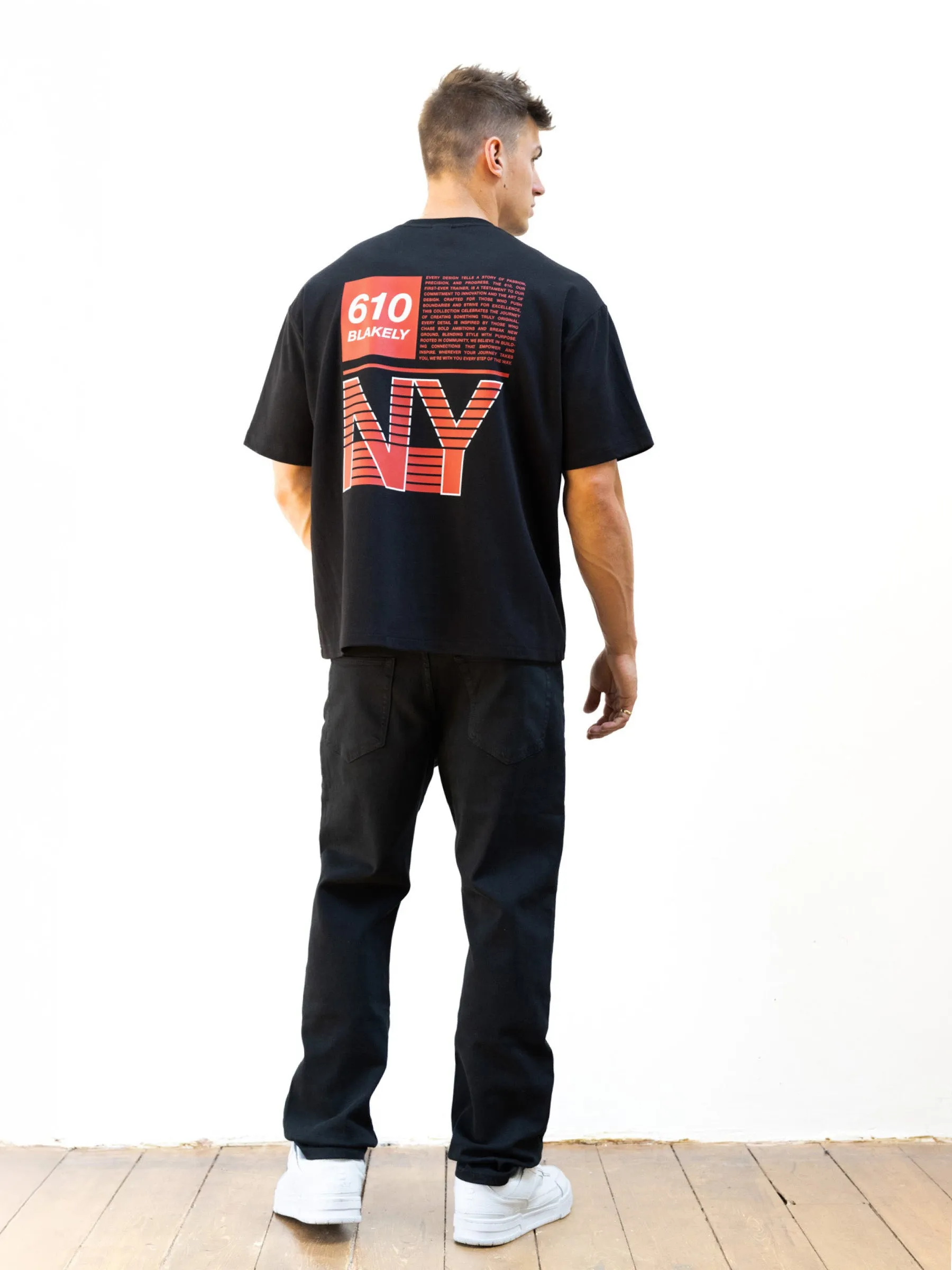Tribeca 610 Unfitted T-Shirt - Black sold by Blakely product image thumbnail 3
