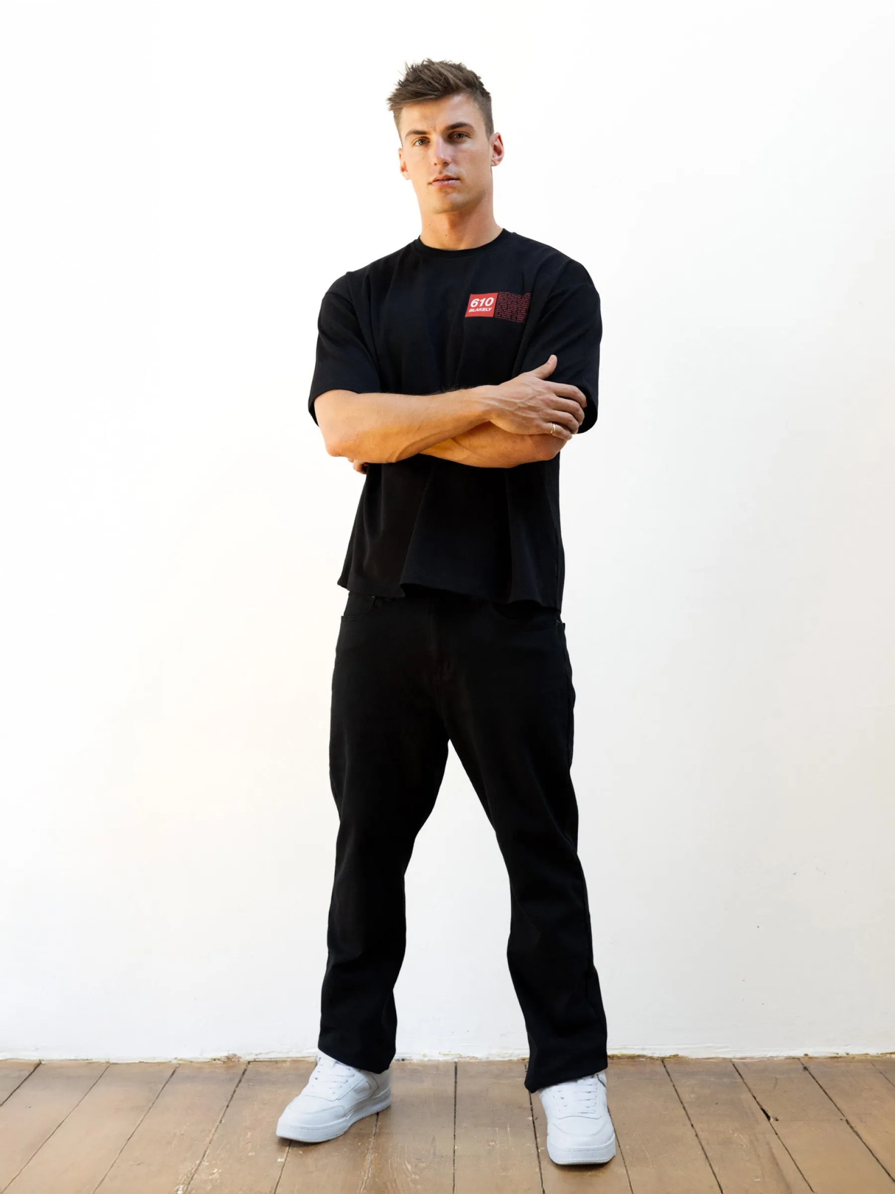 Tribeca 610 Unfitted T-Shirt - Black sold by Blakely product image thumbnail 4