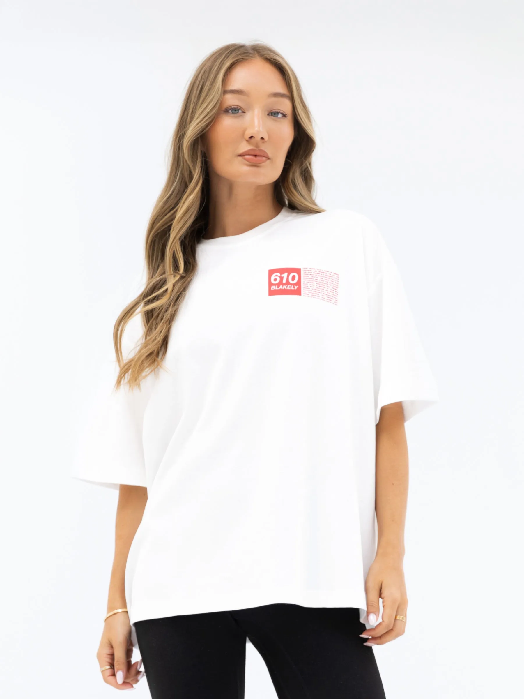 Tribeca 610 Ultra Oversized T-Shirt - Bright White sold by Blakely product image thumbnail 2