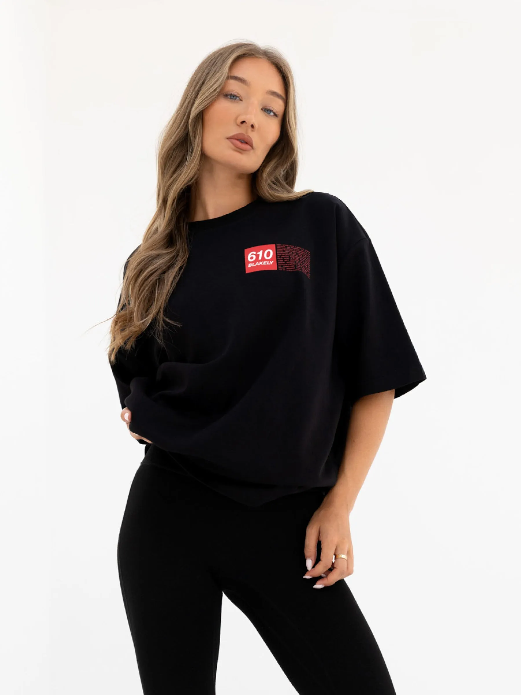 Tribeca 610 Ultra Oversized T-Shirt - Black sold by Blakely product image thumbnail 2