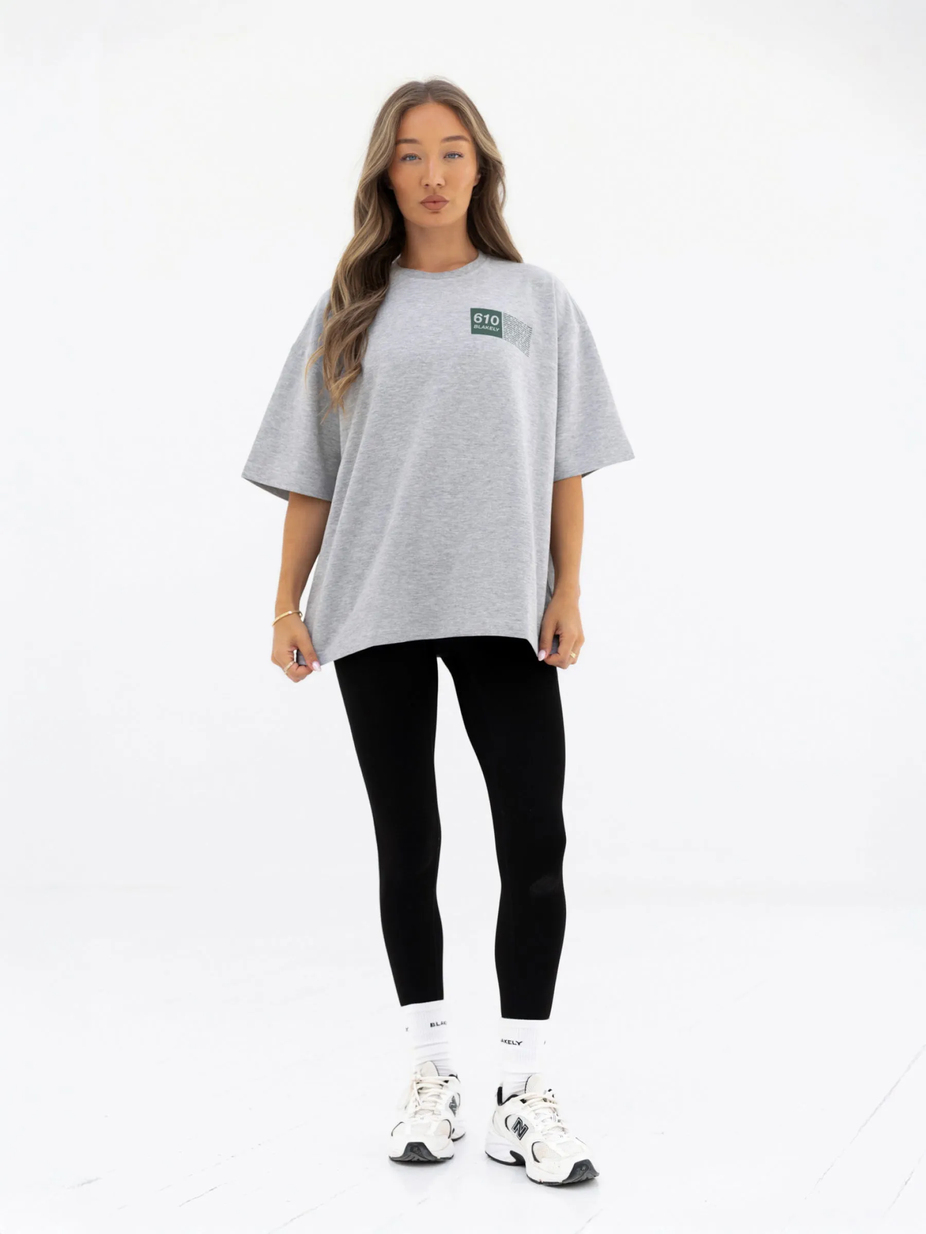 Tribeca 610 Ultra Oversized T-Shirt - Marl Grey sold by Blakely product image thumbnail 4