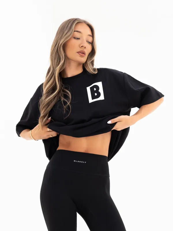 Offset Ultra Oversized T-Shirt - Black sold by Blakely