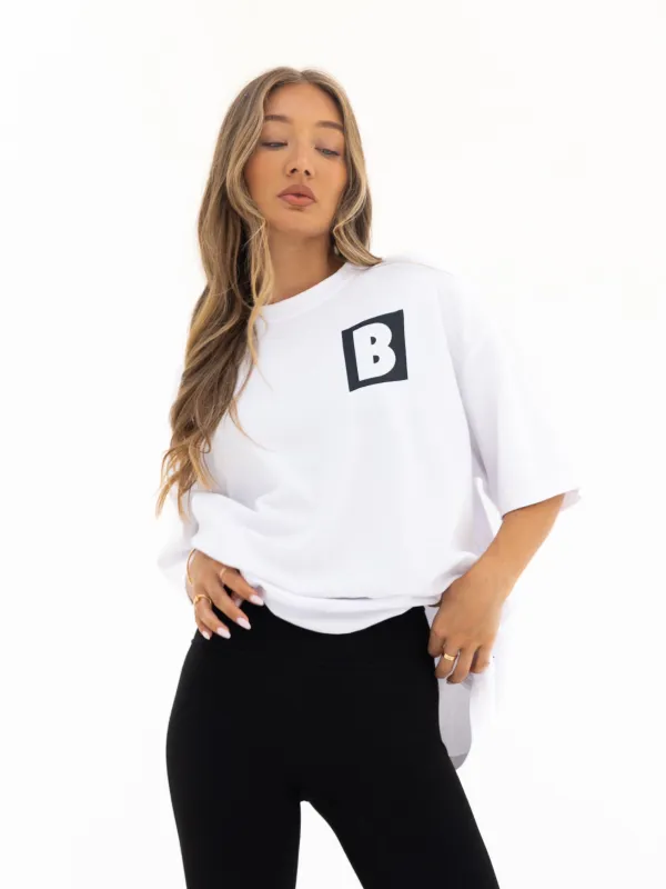 Offset Ultra Oversized T-Shirt - Bright White sold by Blakely