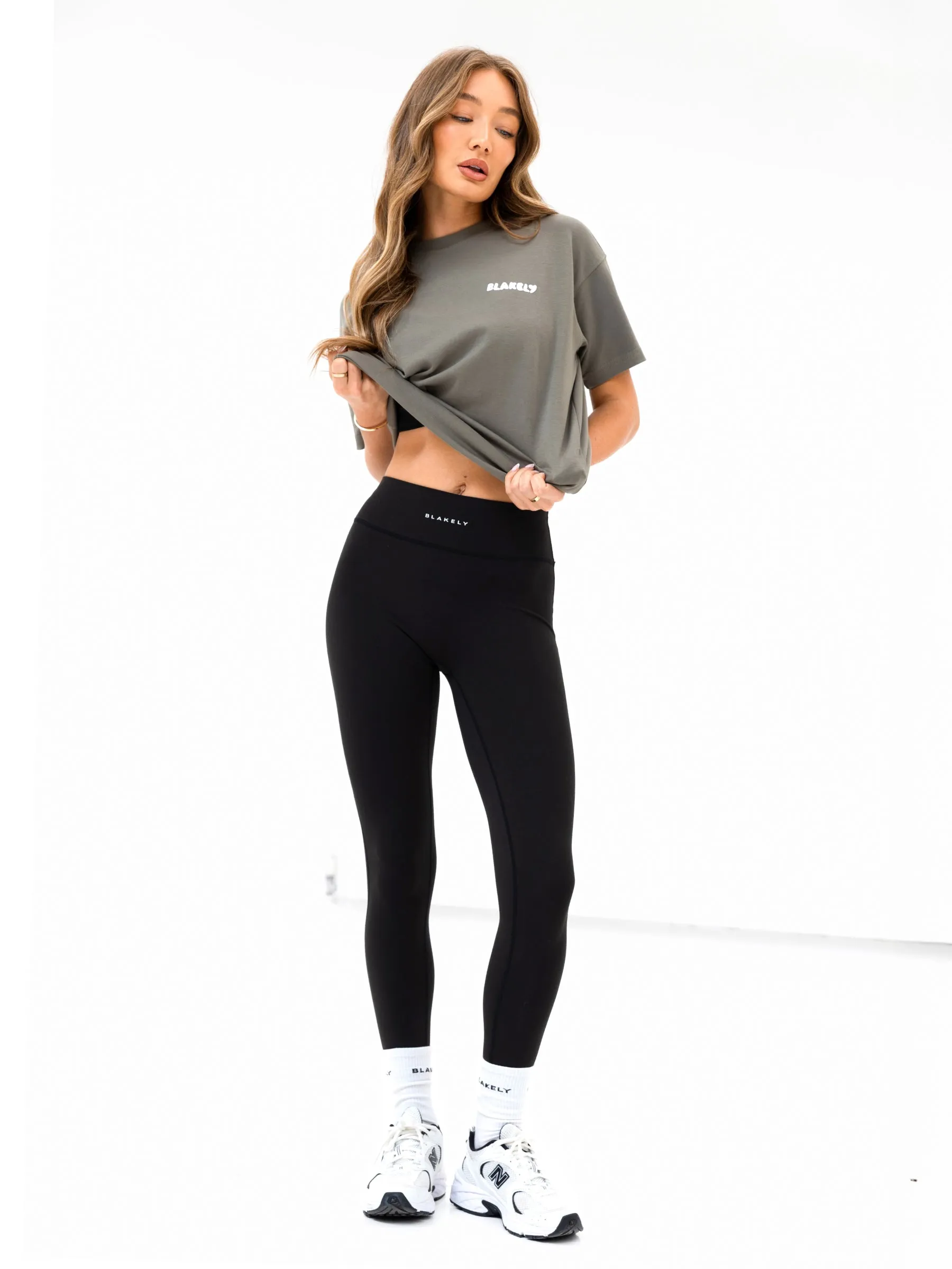 Cloud Print Oversized T-Shirt - Safari Green sold by Blakely product image thumbnail 4