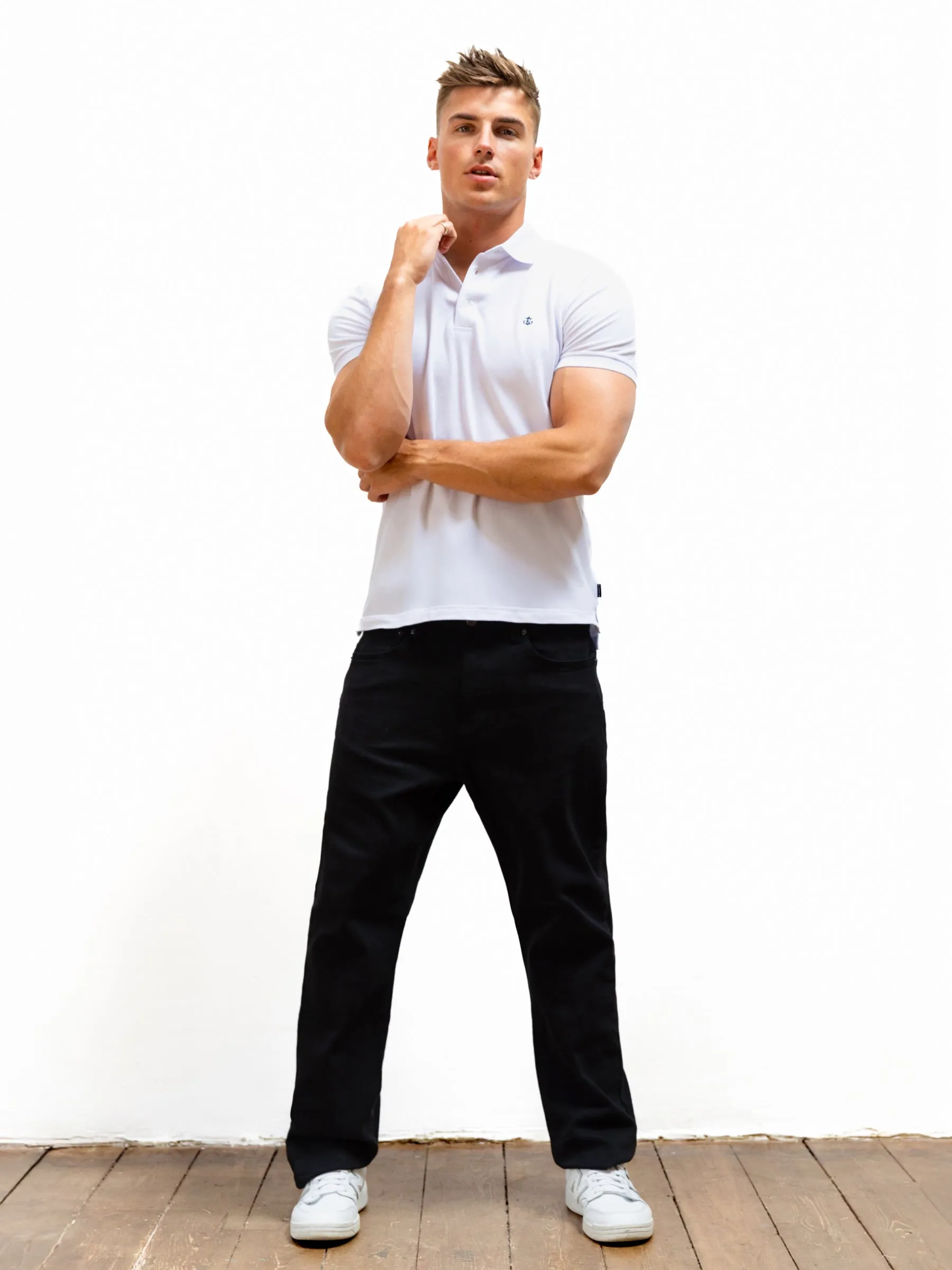 Anchor Polo Shirt - White sold by Blakely product image thumbnail 3