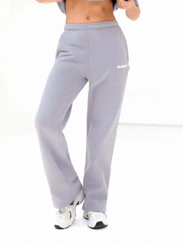 Cloud Print Wide Leg Sweatpants - Pale Lilac sold by Blakely