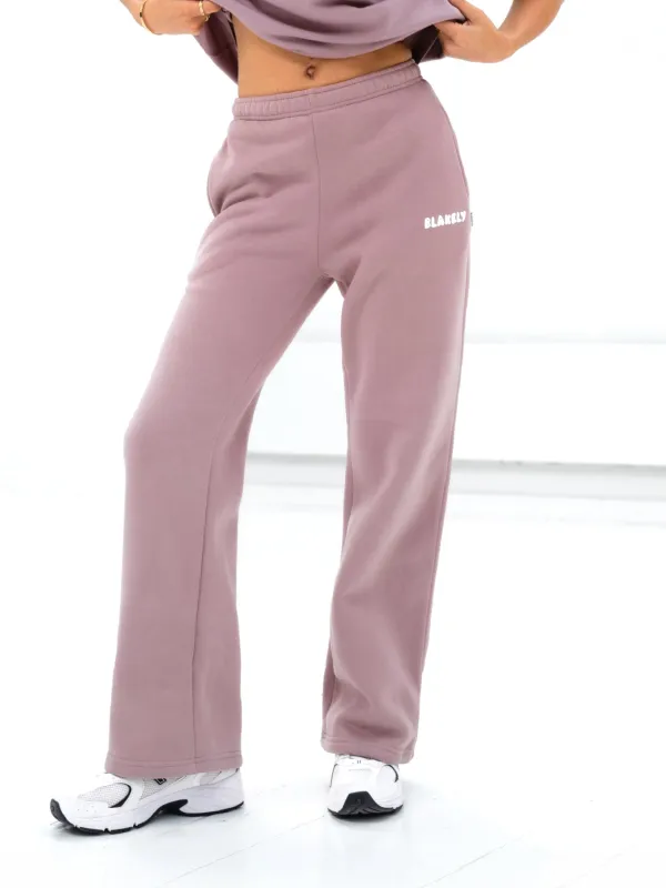 Cloud Print Wide Leg Sweatpants - Dusty Pink sold by Blakely