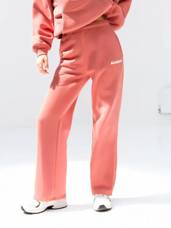 Cloud Print Wide Leg Sweatpants - Sunrise Coral sold by Blakely