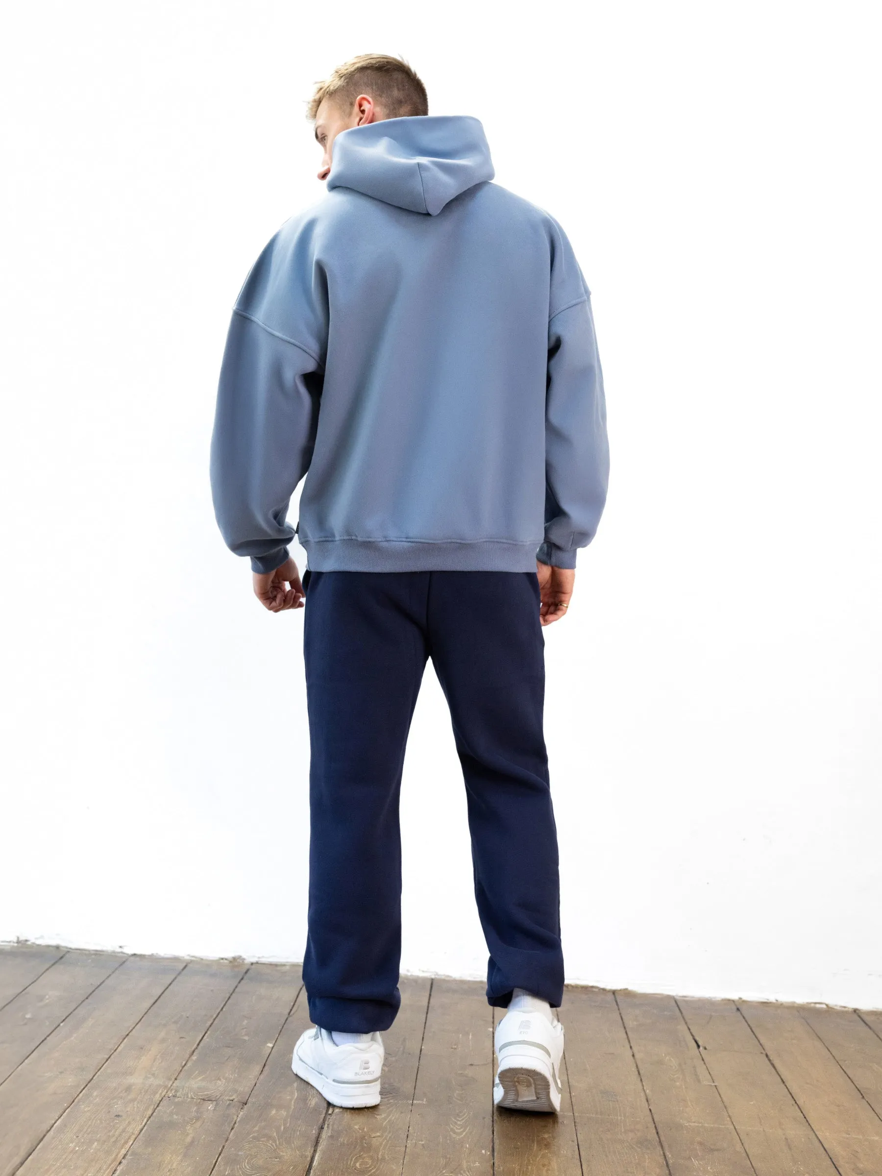 Brooklyn 610 Relaxed Hoodie - Mid Blue sold by Blakely product image thumbnail 4