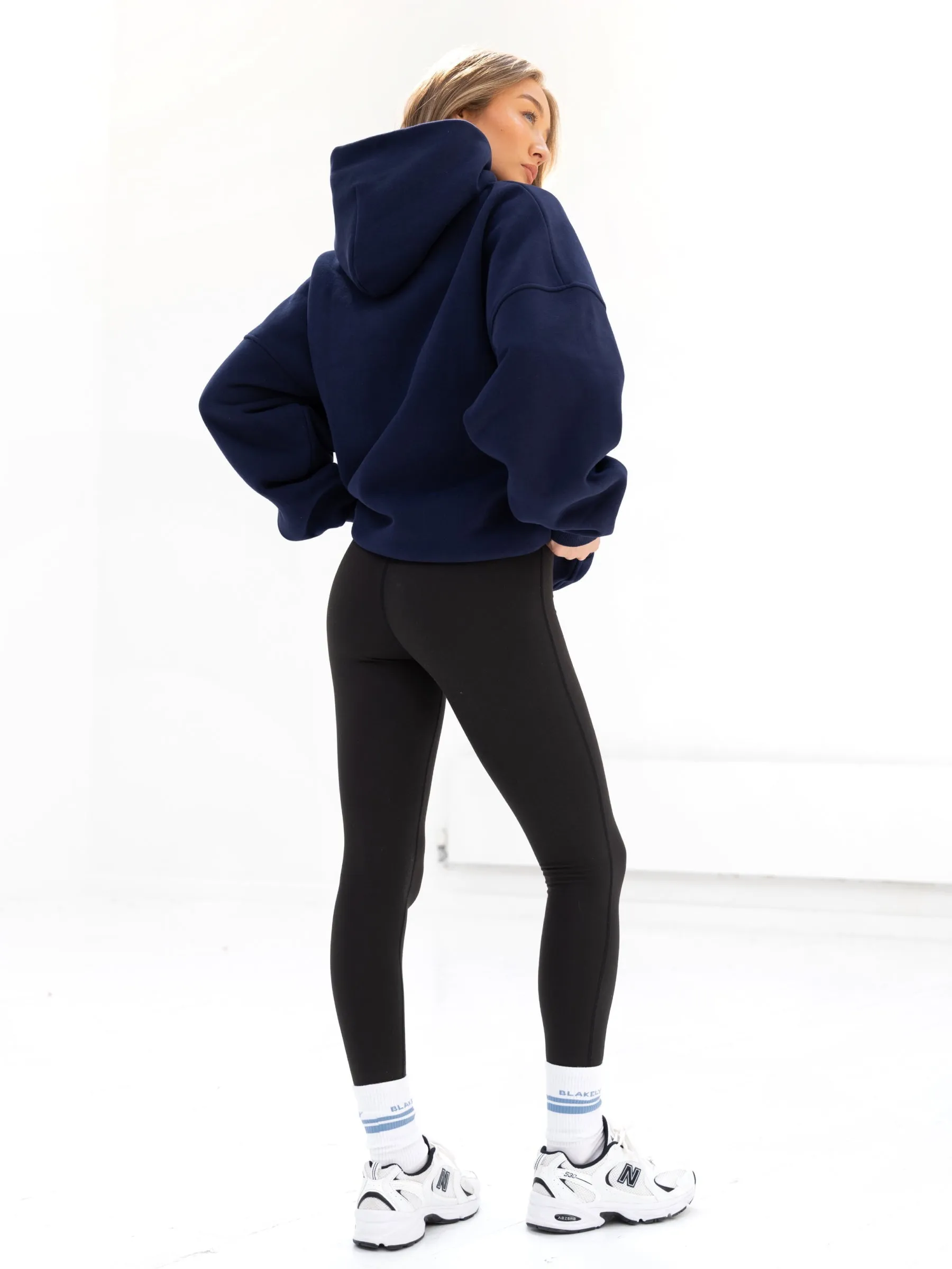 Brooklyn 610 Oversized Hoodie - Navy sold by Blakely product image thumbnail 4