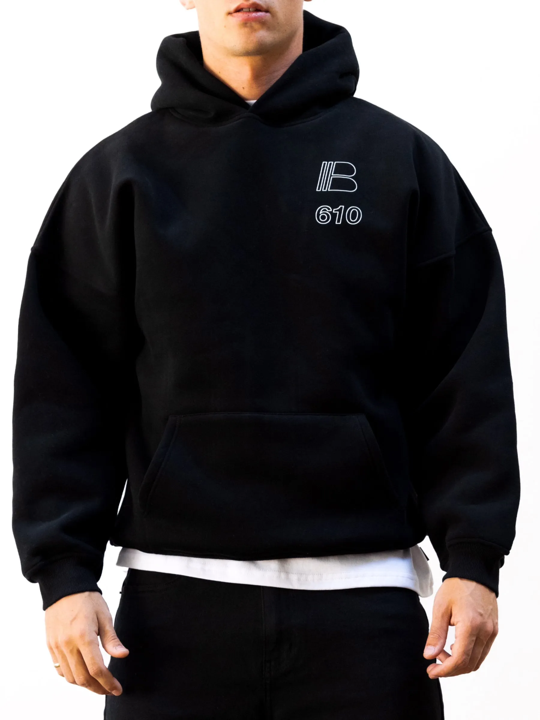 Apex City Relaxed Hoodie - Black sold by Blakely product image thumbnail 5