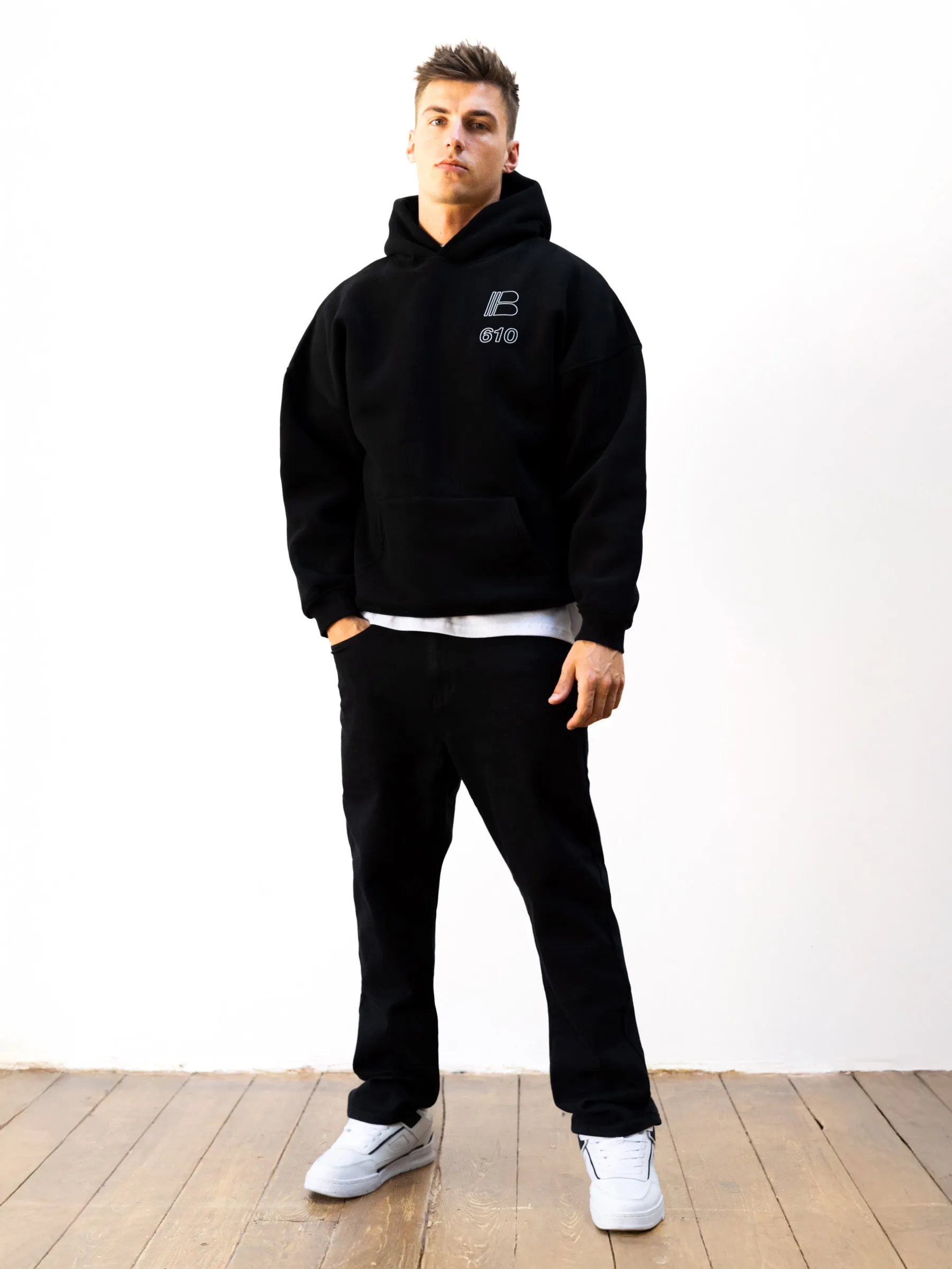 Apex City Relaxed Hoodie - Black sold by Blakely product image thumbnail 3