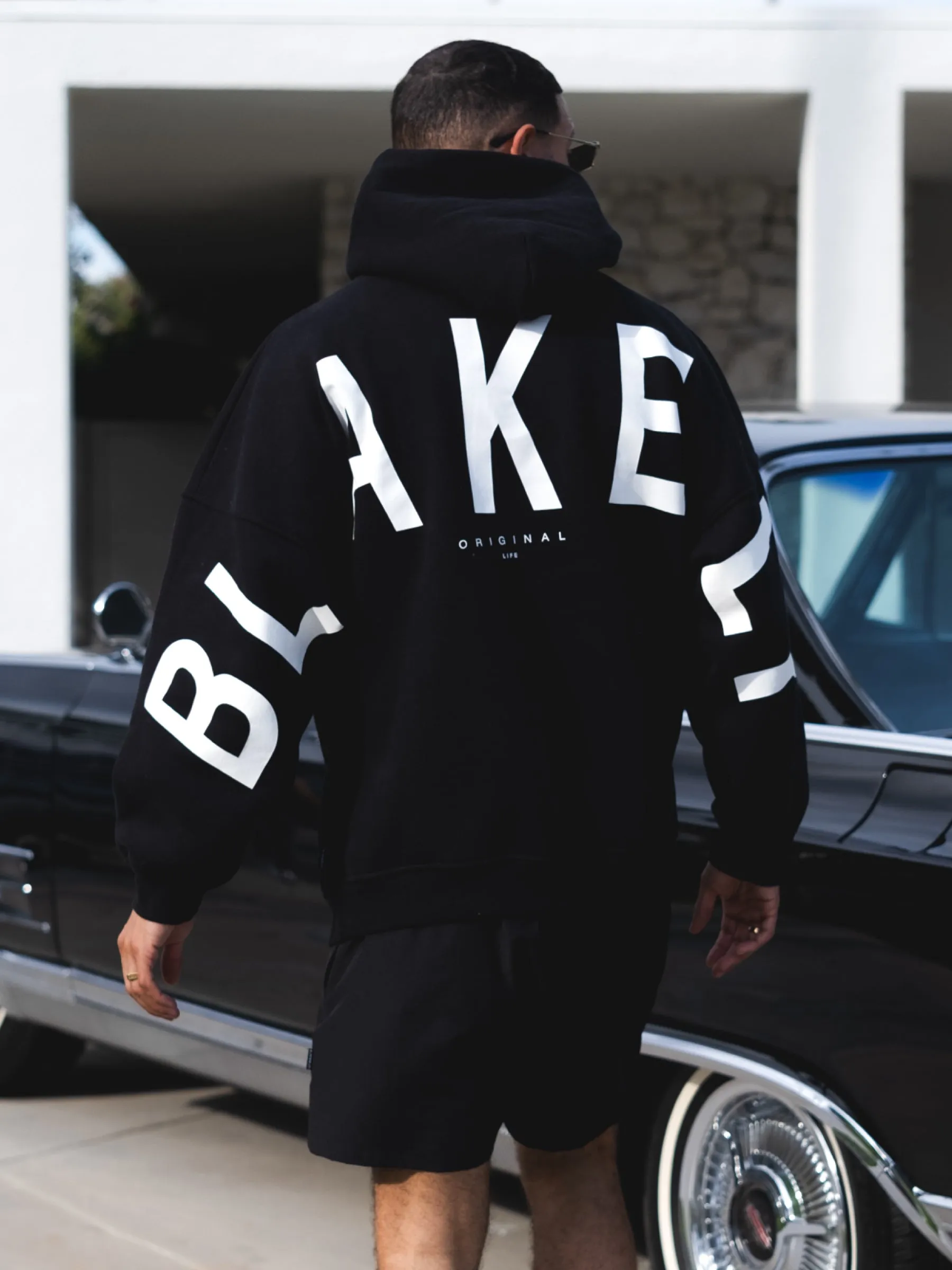 Idris Oversized Hoodie - Black sold by Blakely