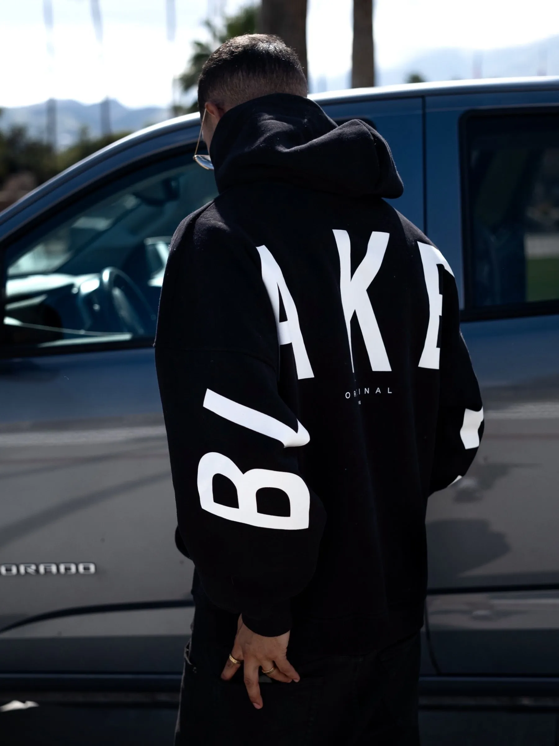 Idris Oversized Hoodie - Black sold by Blakely product image thumbnail 2