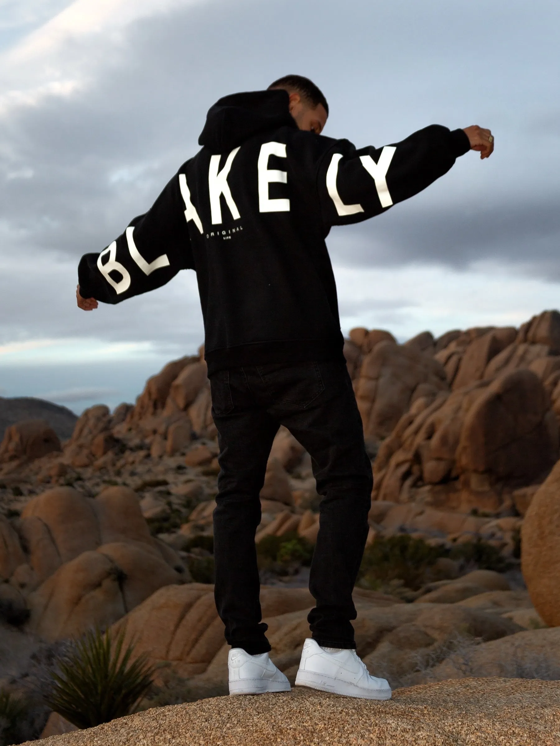 Idris Oversized Hoodie - Black sold by Blakely product image thumbnail 5