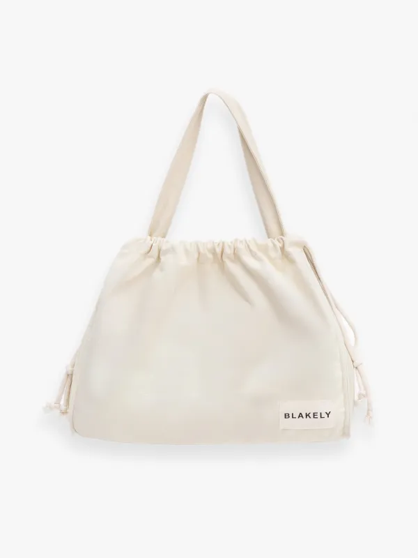Blakely Label Tote Bag - Stone sold by Blakely