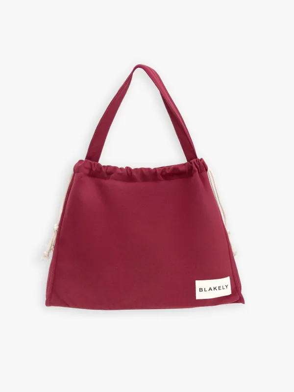 Blakely Label Tote Bag - Burgundy sold by Blakely