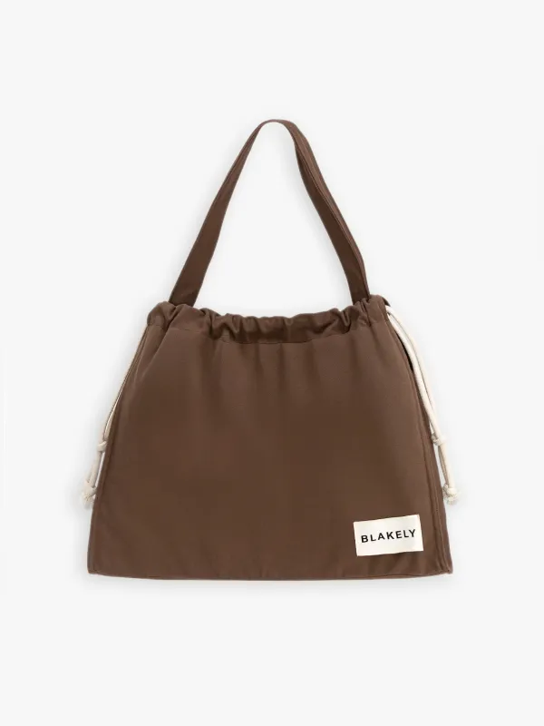 Blakely Label Tote Bag - Brown sold by Blakely