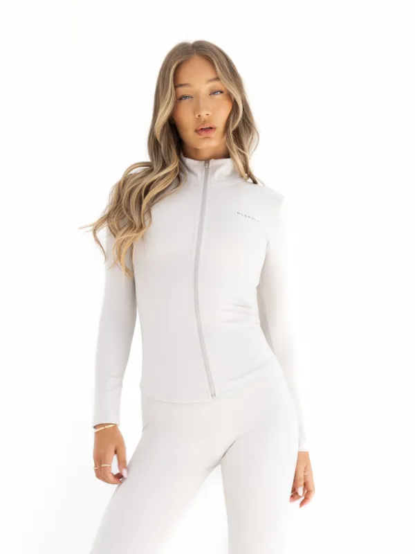 Ultimate Full Zip Jacket - Ivory sold by Blakely