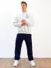 Italic Linear Relaxed Sweatpants - Navy sold by Blakely