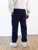 Italic Linear Relaxed Sweatpants - Navy sold by Blakely