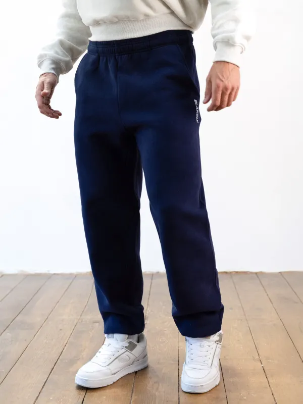 Italic Linear Relaxed Sweatpants - Navy sold by Blakely
