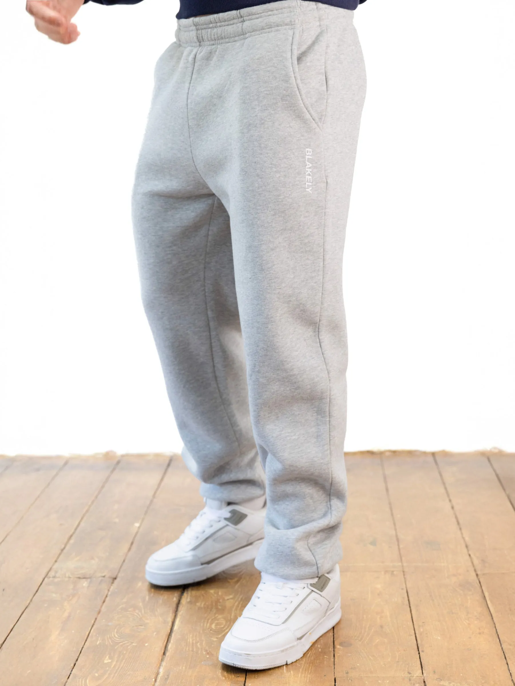 Italic Linear Relaxed Sweatpants - Marl Grey sold by Blakely