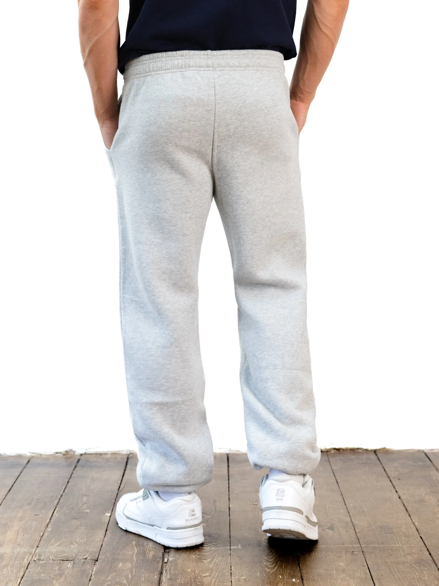Italic Relaxed Sweatpants - Marl Grey sold by Blakely product image thumbnail 3