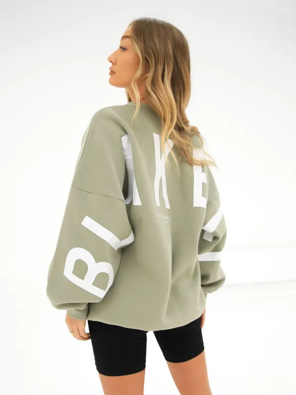 Isabel Oversized Jumper - Olive sold by Blakely