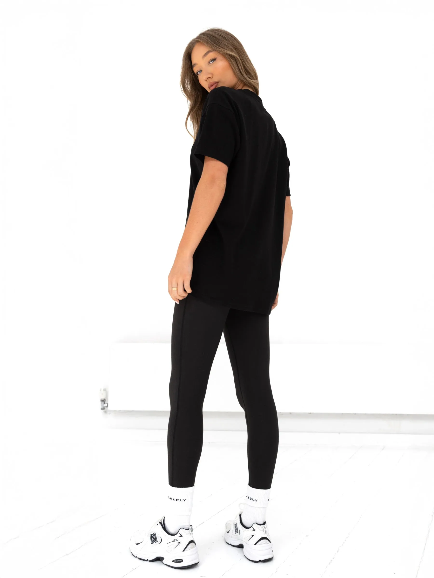 Olivia Oversized T-Shirt - Black sold by Blakely product image thumbnail 4