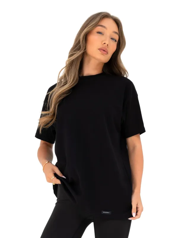 Olivia Oversized T-Shirt - Black sold by Blakely