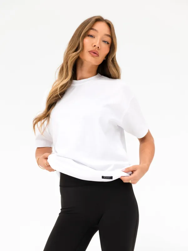 Olivia Oversized T-Shirt - White sold by Blakely