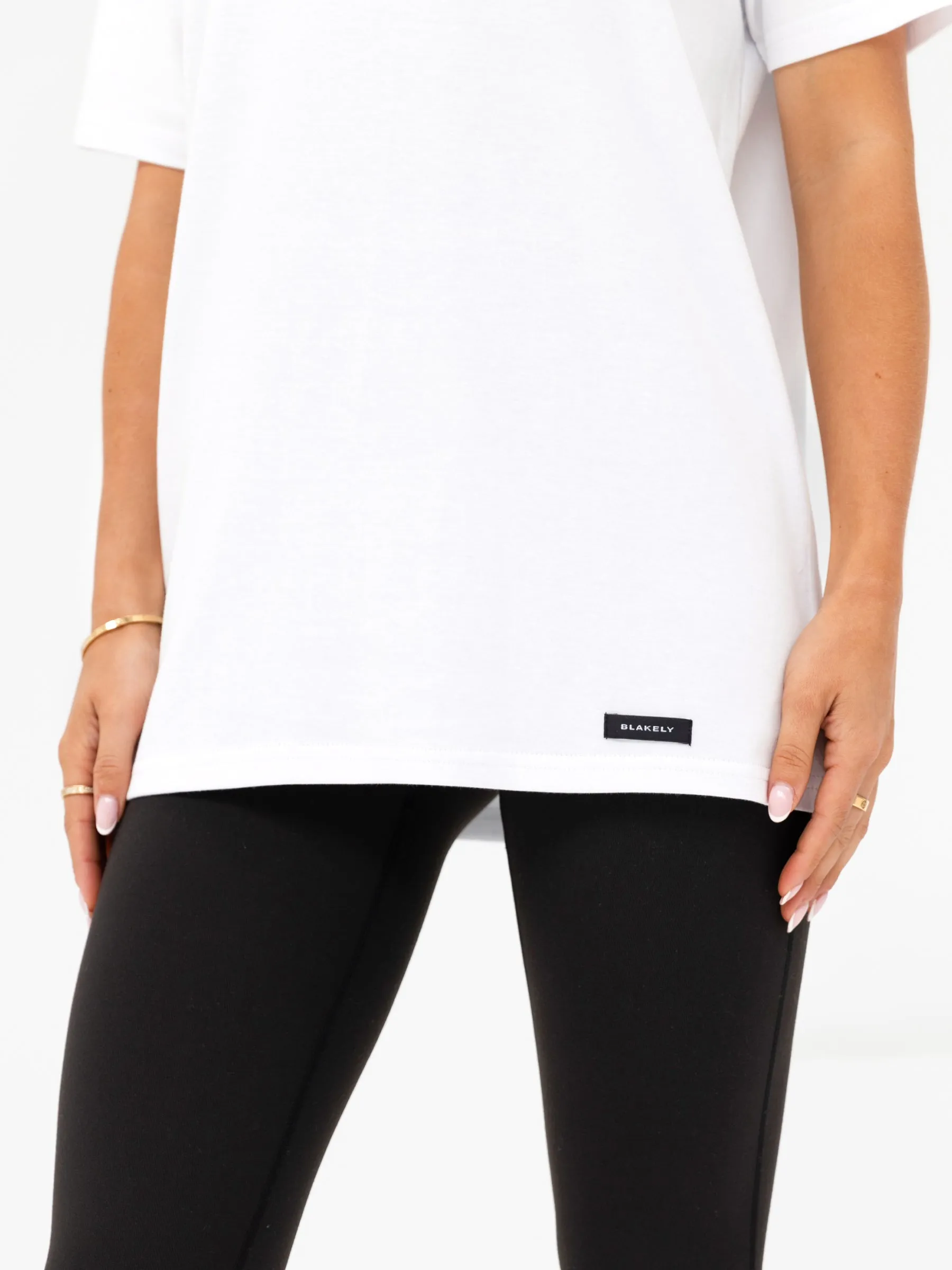 Olivia Oversized T-Shirt - White sold by Blakely product image thumbnail 5