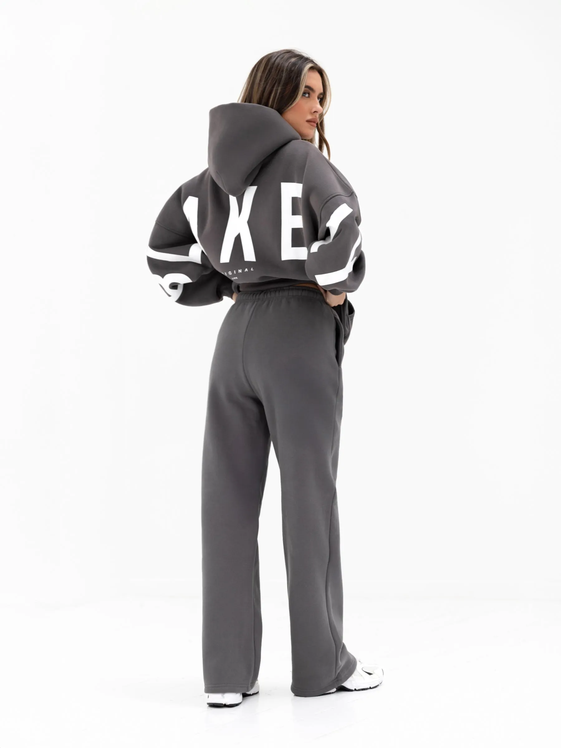 Isabel Wide Leg Sweatpants - Charcoal sold by Blakely product image thumbnail 5