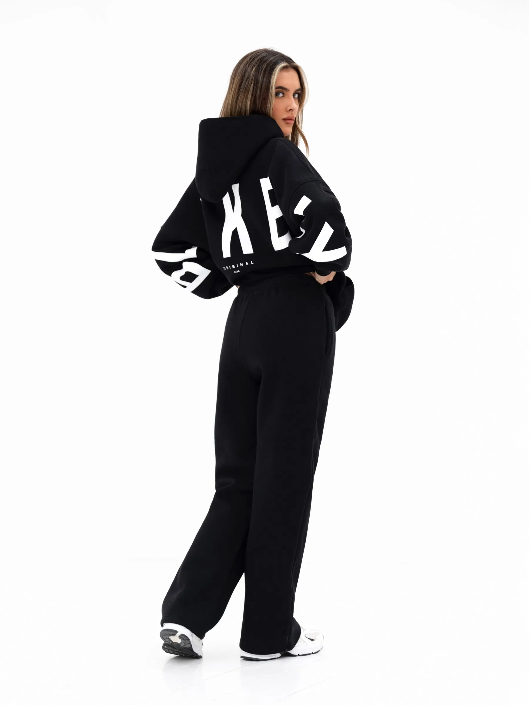 Isabel Wide Leg Sweatpants - Black sold by Blakely product image thumbnail 4