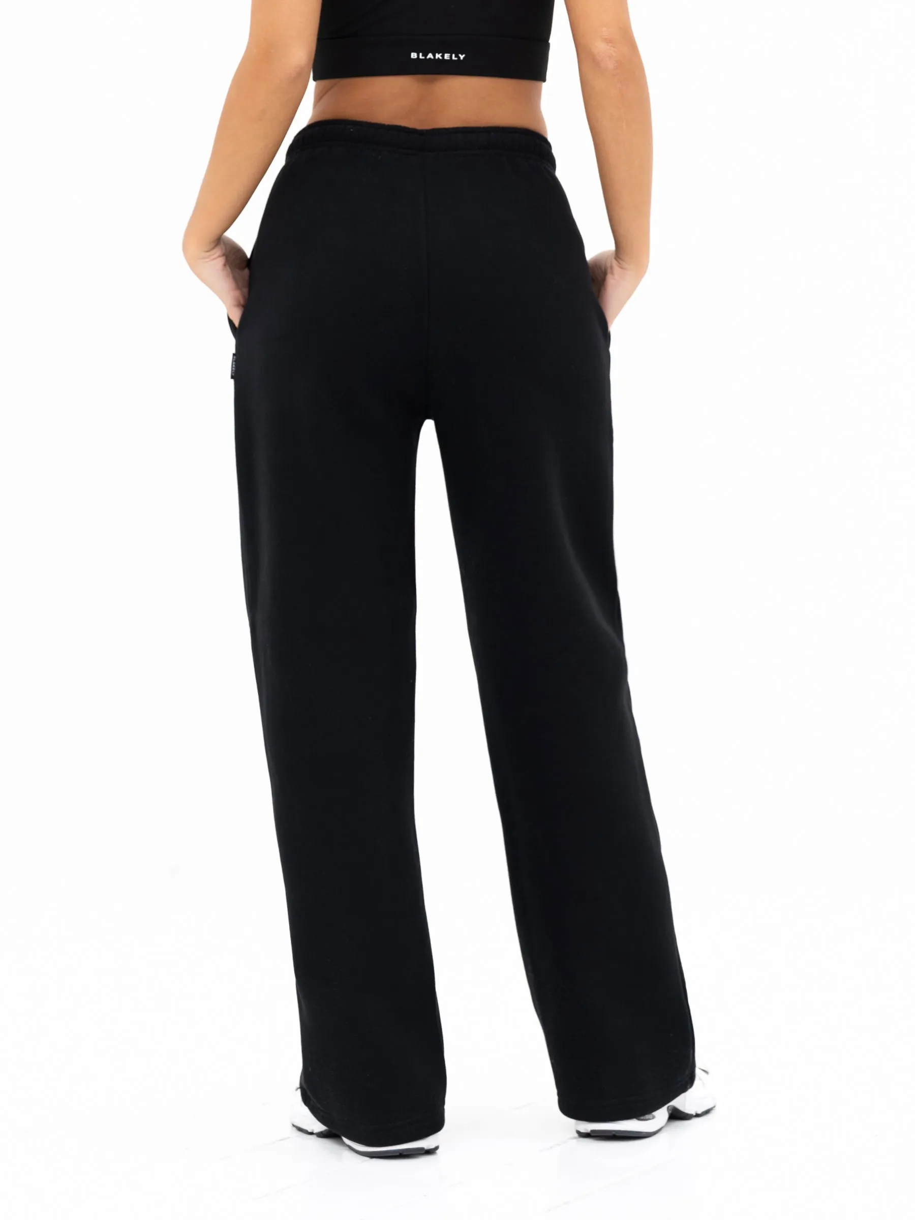 Isabel Wide Leg Sweatpants - Black sold by Blakely product image thumbnail 2