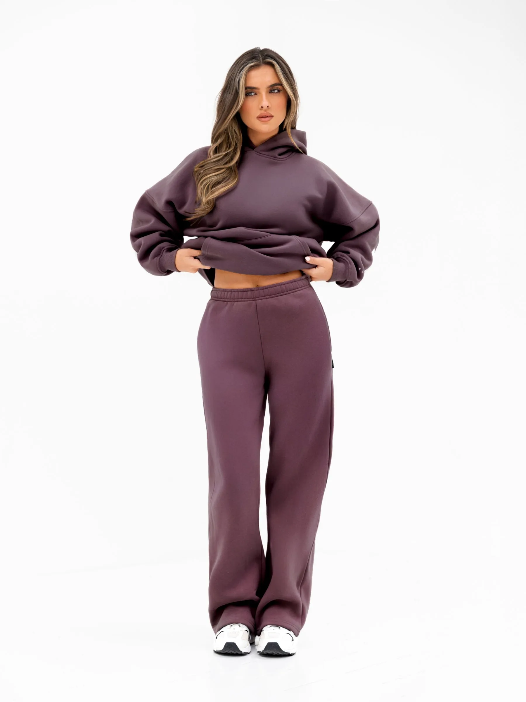 Isabel Wide Leg Sweatpants - Light Plum sold by Blakely product image thumbnail 4