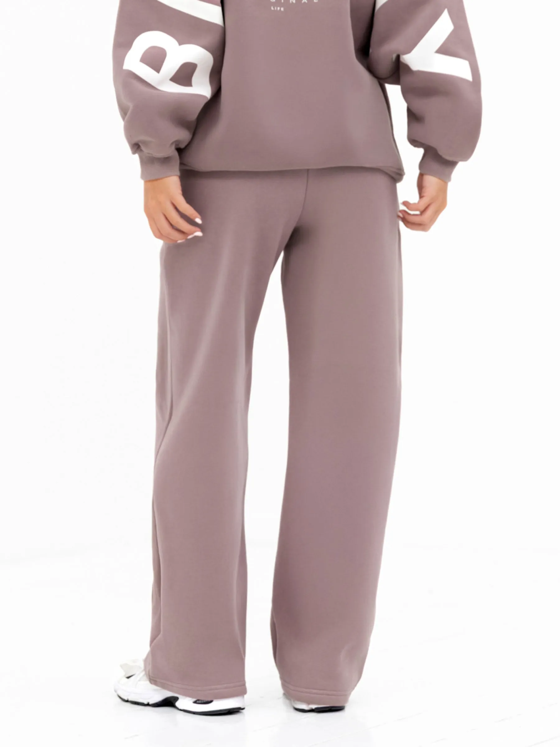 Isabel Wide Leg Sweatpants - Pink Taupe sold by Blakely product image thumbnail 2