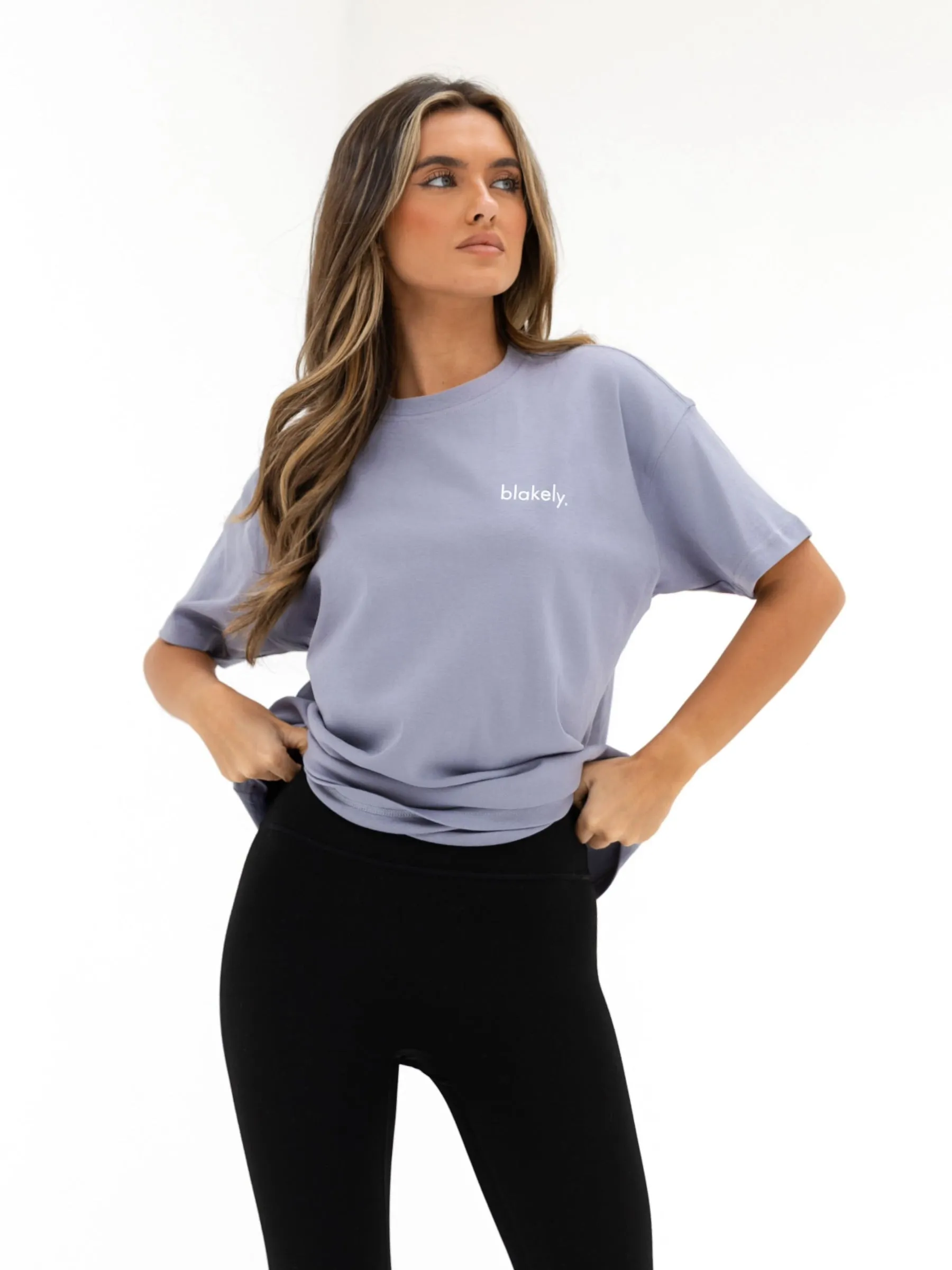 Lexi Oversized T-Shirt - Pale Lilac sold by Blakely product image thumbnail 2