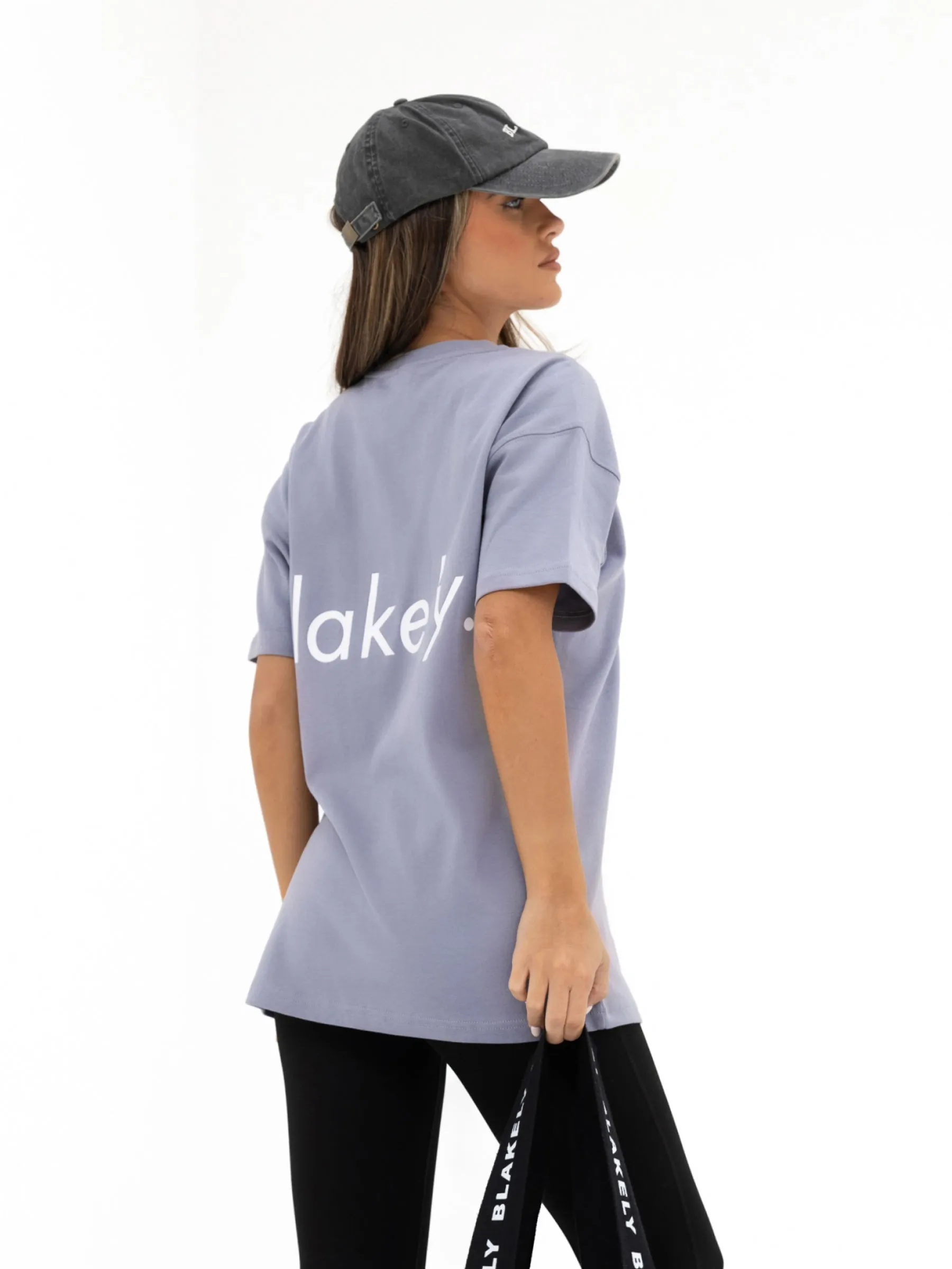 Lexi Oversized T-Shirt - Pale Lilac sold by Blakely