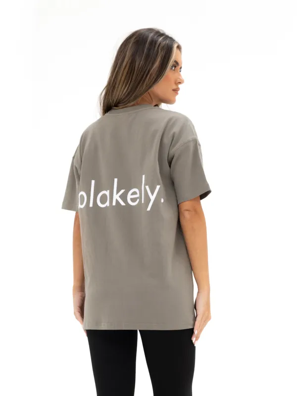 Lexi Oversized T-Shirt - Safari Green sold by Blakely