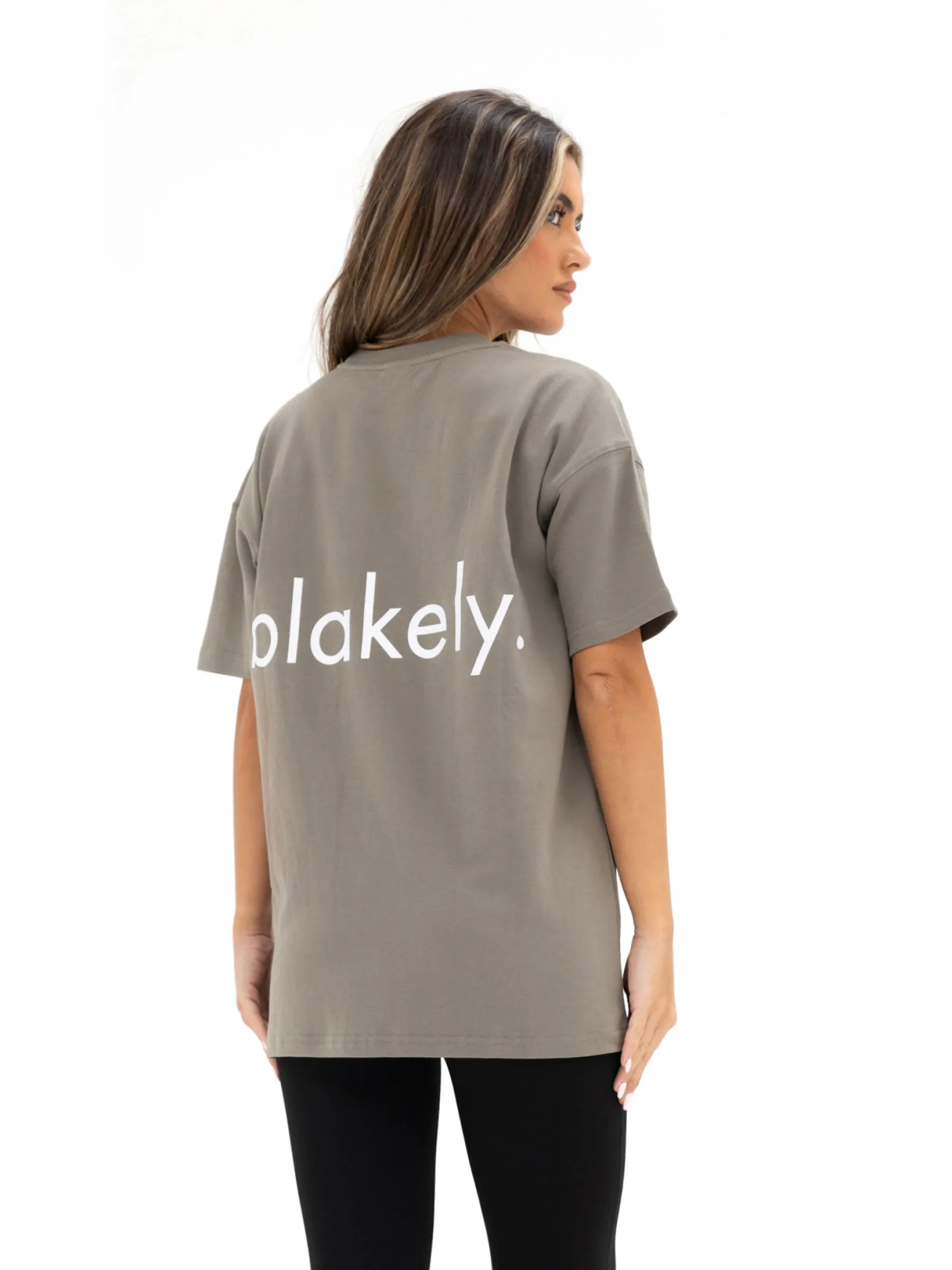 Lexi Oversized T-Shirt - Safari Green sold by Blakely