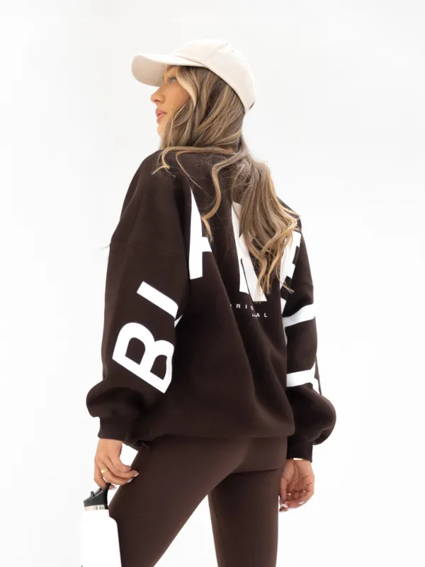 Isabel Oversized Jumper - Coffee Bean sold by Blakely