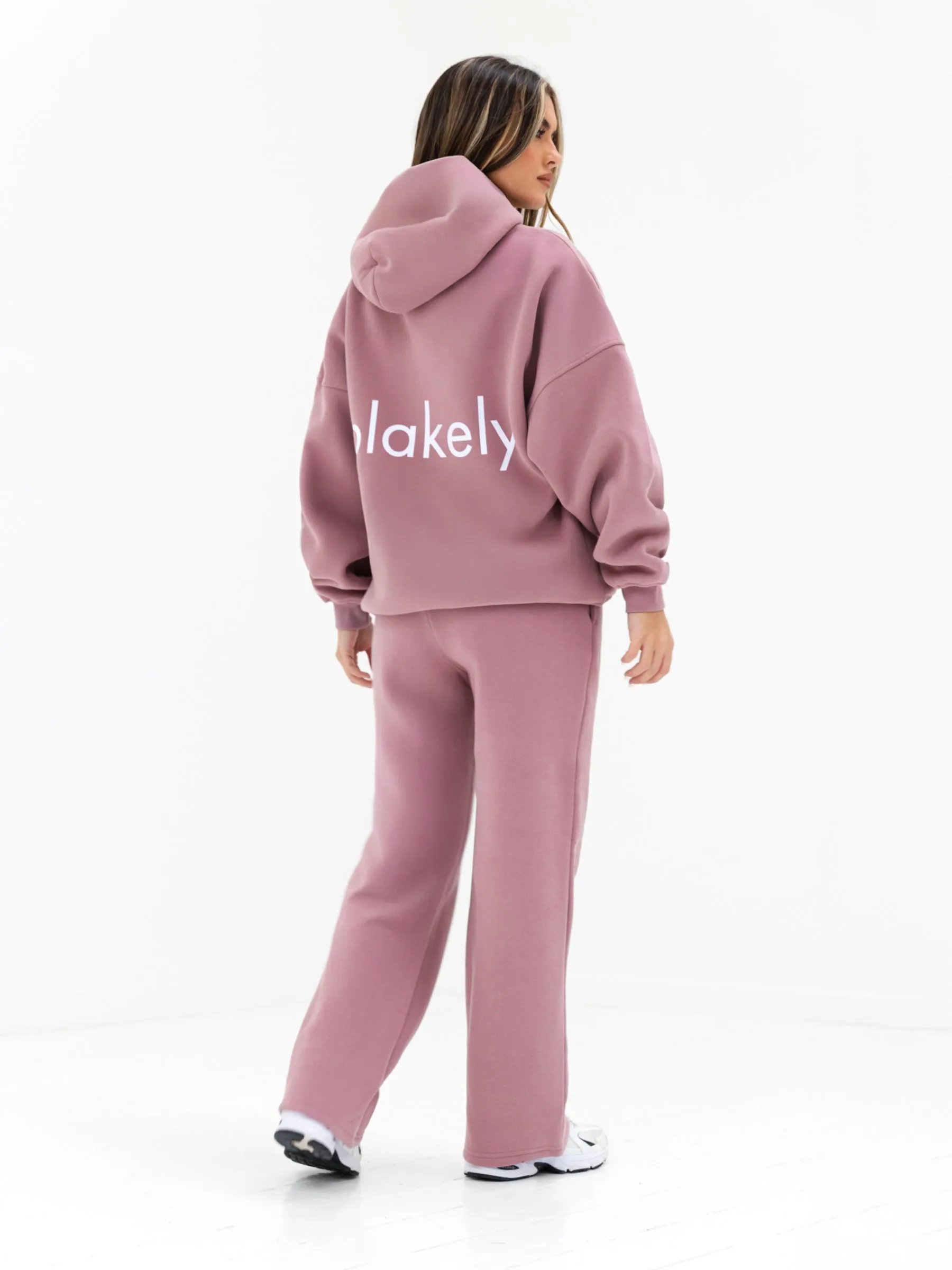 Lexi Wide Leg Sweatpants - Dusty Pink sold by Blakely product image thumbnail 5