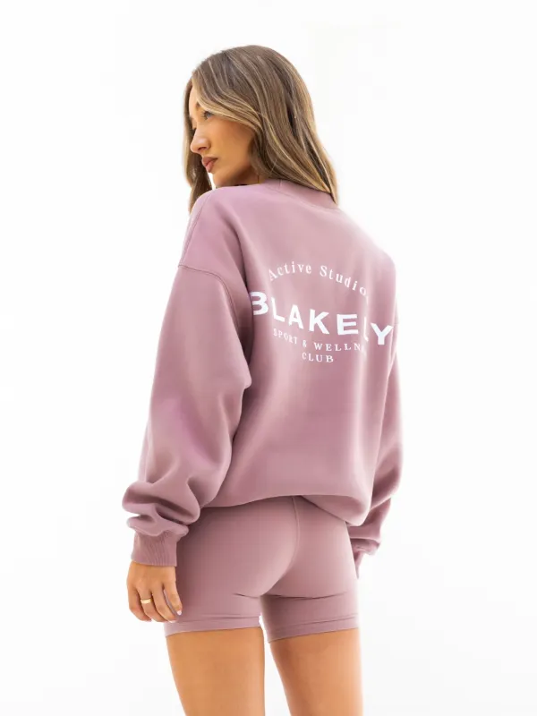 Active Studios Oversized Jumper - Dusty Pink sold by Blakely