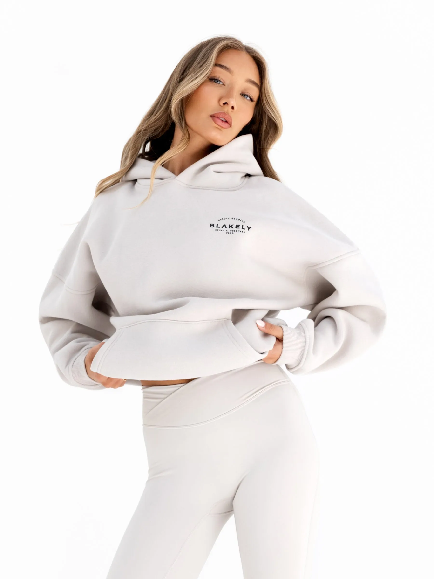 Active Studios Oversized Hoodie - Ivory sold by Blakely product image thumbnail 2