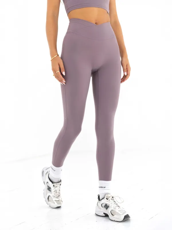 Ultimate Crossover Leggings - Grape sold by Blakely