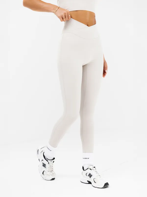 Ultimate Crossover Leggings - Ivory sold by Blakely